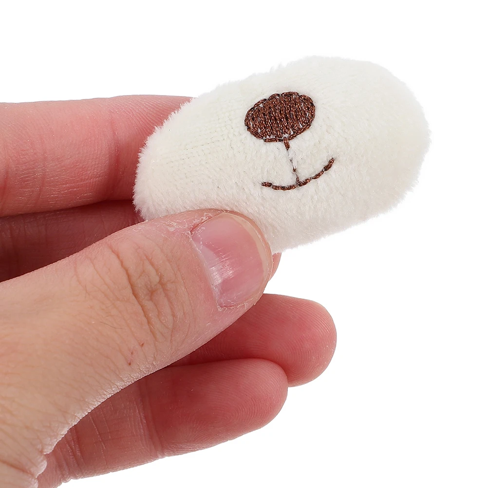 

15pcs Nose Accessories for Cute Cartoon Bear Mouths Craft Stuffed Toy Parts Fabric Animal Noses Easy Sewing