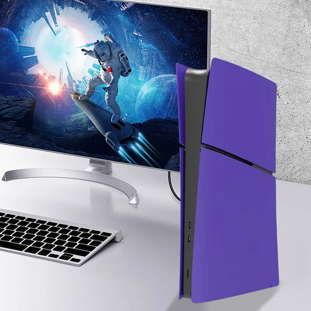 Hard Shell Skin Split ABS Hard Shell Anti-Scratch Cover Plates Staubdichte Schutzhülle für PS5 Slim Disc/Digital Konsole