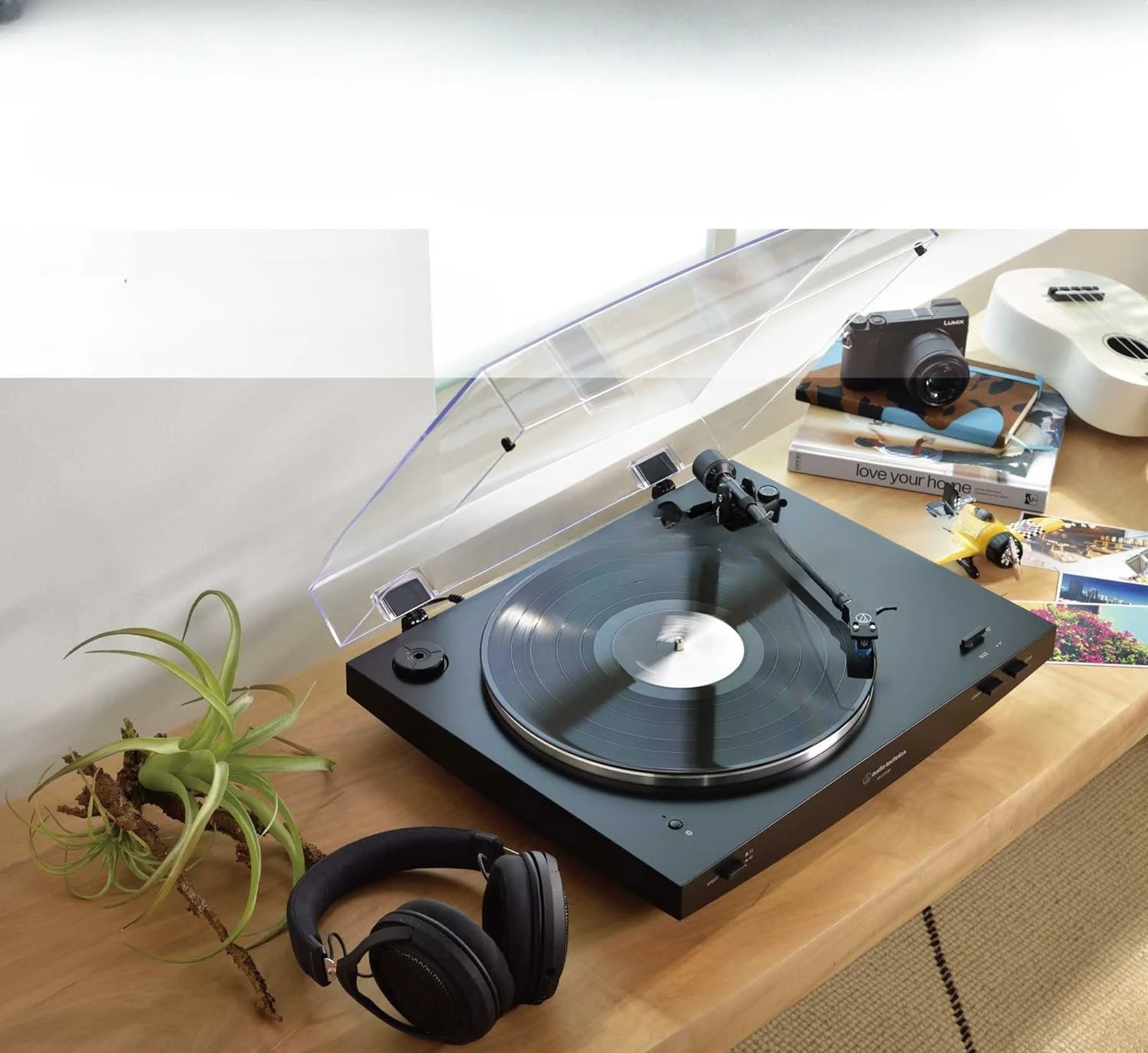 Audio Technica Iron Triangle At-LP3 Vinyl Record Player, fonógrafo Jukebox, entrega direta