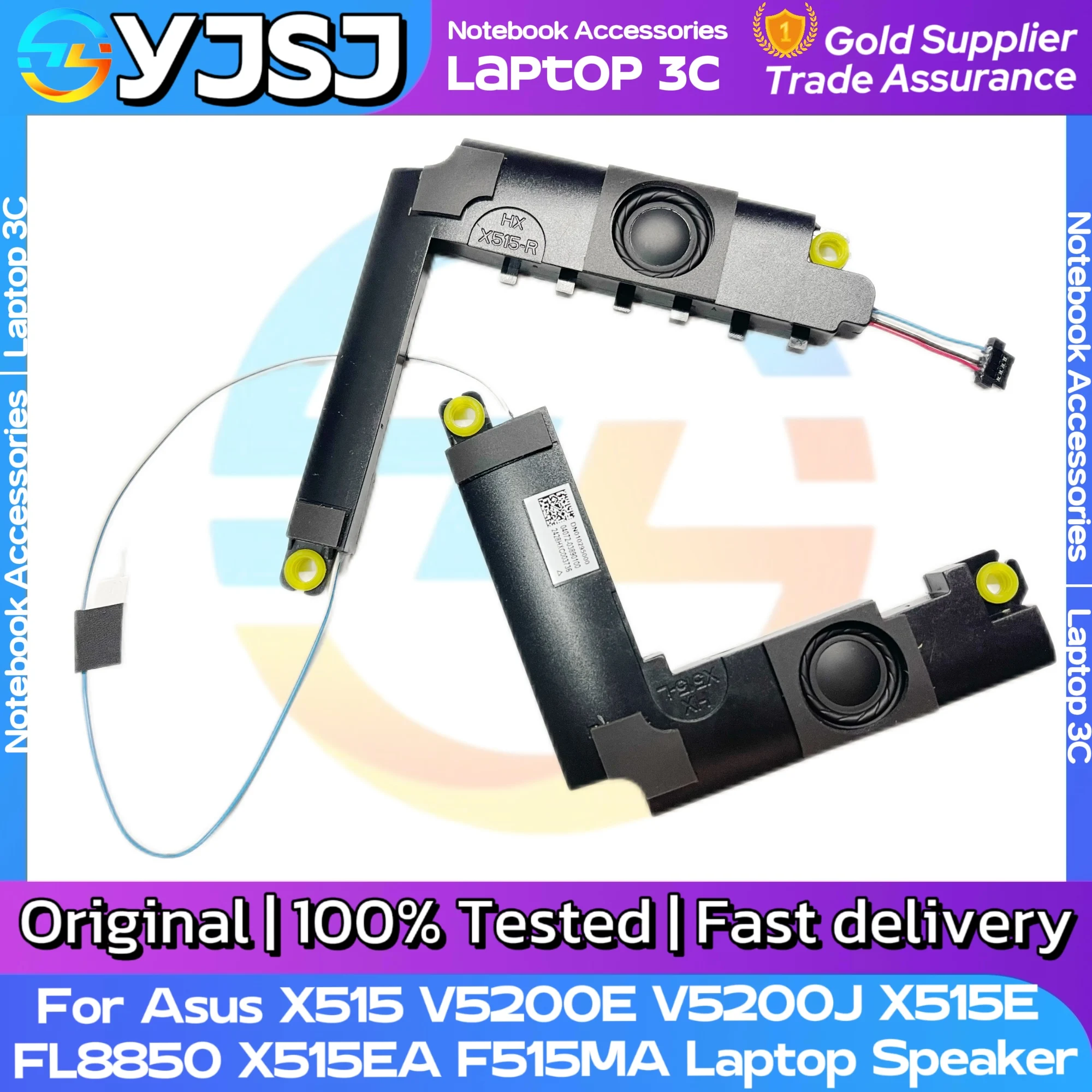 New original Laptop Speaker for Asus X515 V5200E V5200J X515E FL8850 X515EA F515MA L and R