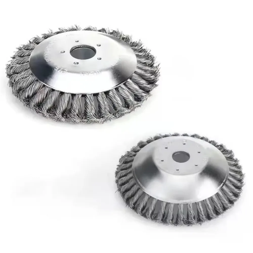 

6/8-дюймовая режущая головка для сорняков, газонокосилка, универсальная триммерная головка для травы, стальная проволока, колесо, щетка, диск, аксессуары для садовых инструментов