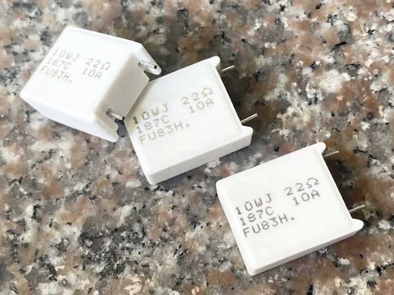10W 10R 5% 187℃ 10A RFTA0J10R0T187NH With temperature Insulated ceramic resistor 10WJ 10Ω 187C 10A 10W 22R 10WJ 22Ω