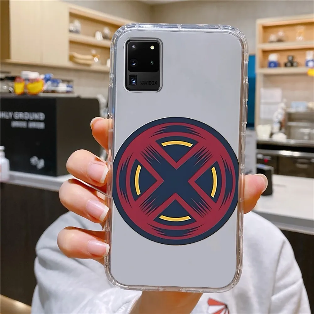 MINISO X M-Men-X-Xmen-W-WolverineS Phone Case For Samsung Galaxy A52 A12 A51 S21 Edge S22ULTRA S23 S20LITE Plus Ultra Transparen