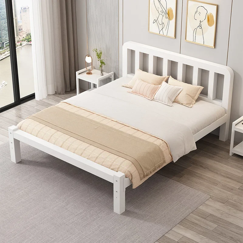 

Salon Iron Aesthetics Bed Minimalist Comfortable Modern Light Luxury Bed Designer Adult Wedding Chinese Muebles Hotel Furniture