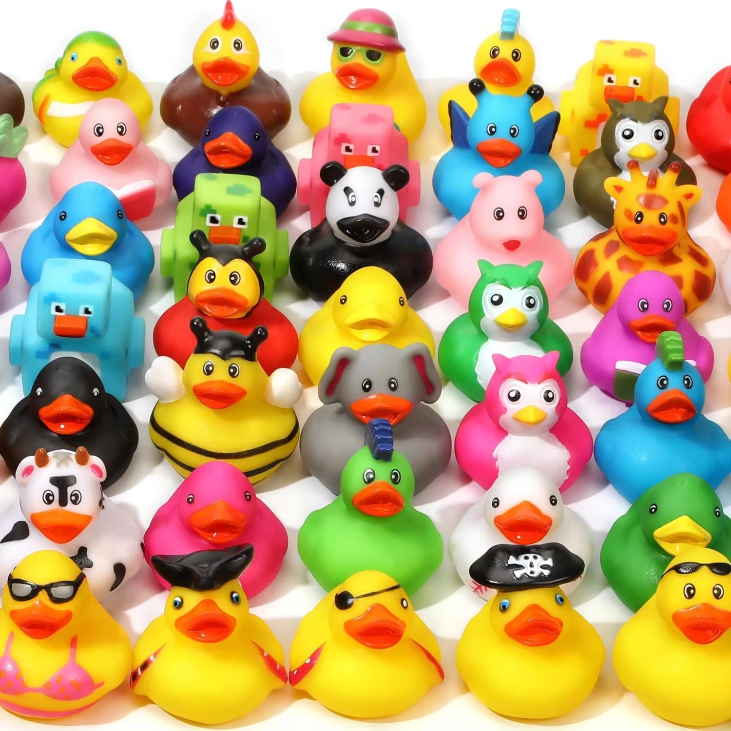 Négligeable de mini canard jouet pour canard, canard en caoutchouc Wieshamm de 2 pouces en vrac, canard flottant pour enfant