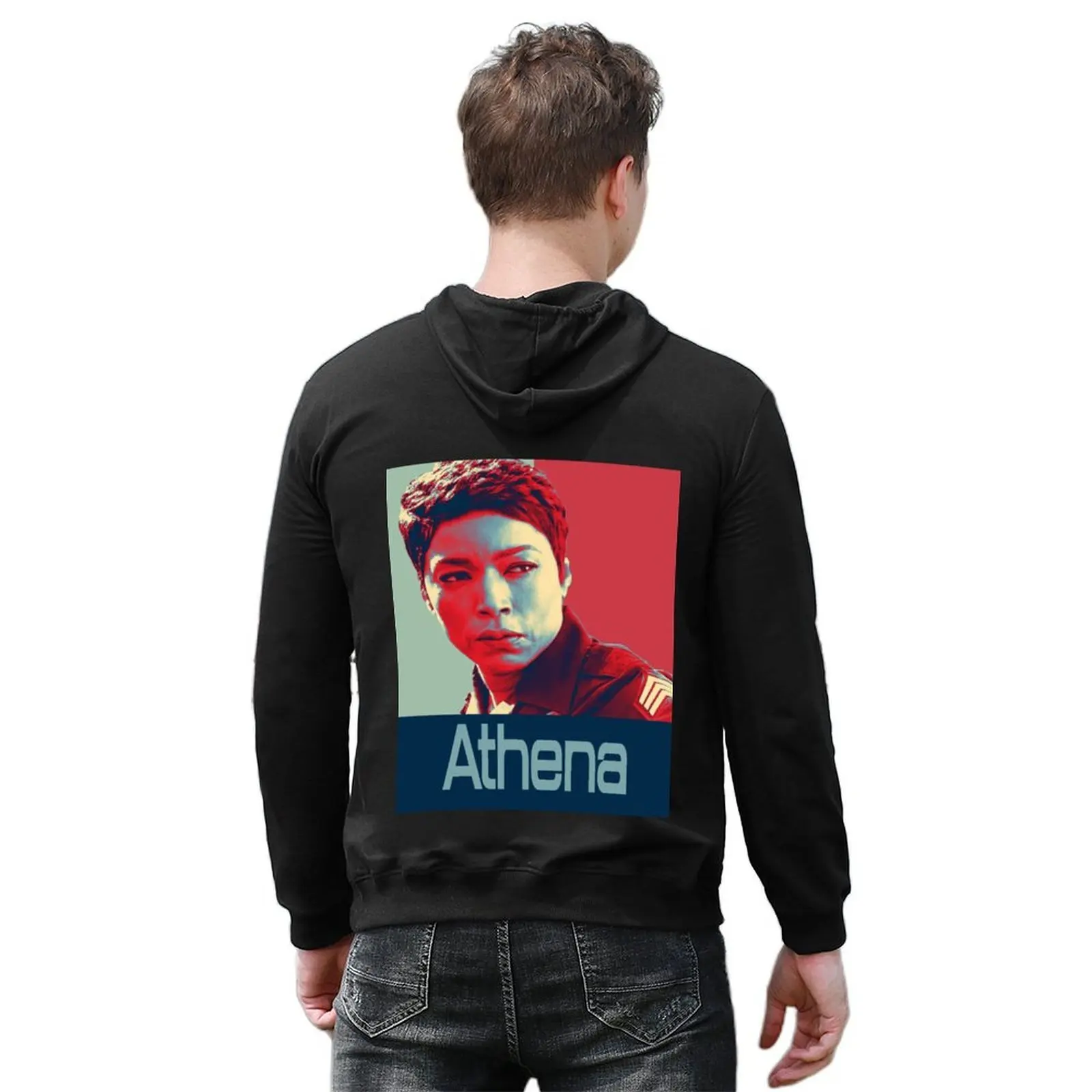 Athena Hope Hoodie clothes for men men's clothing korean style clothes winter clothes graphic hoodie