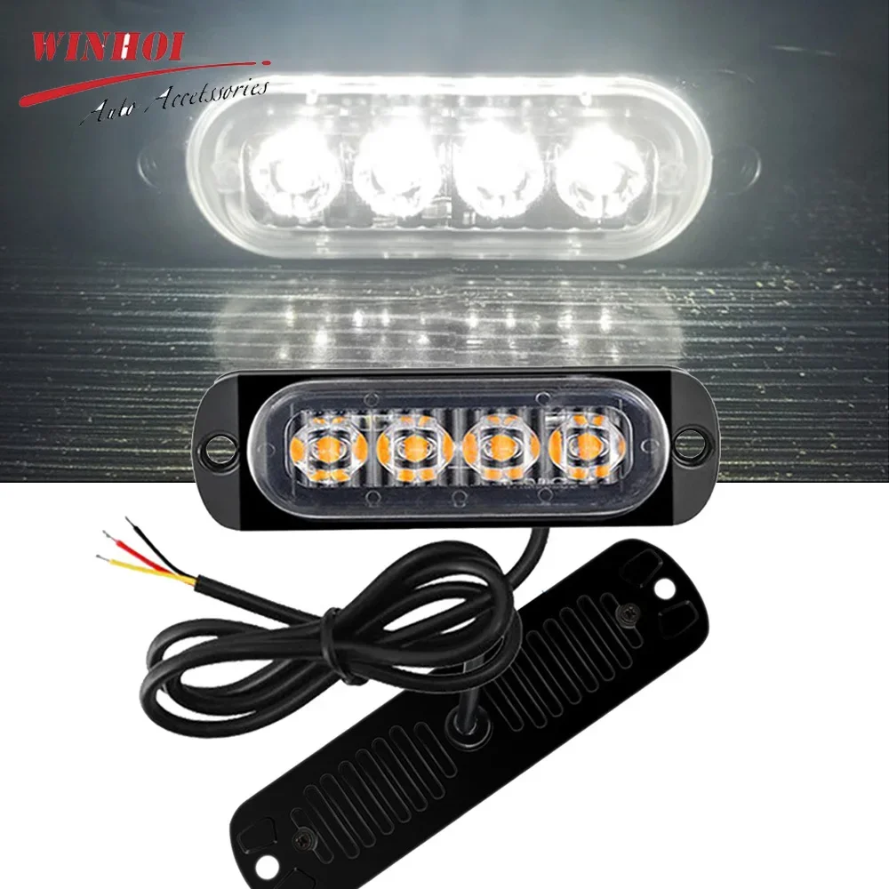 4 LED LED Light Bar 12-24V Driving Fog Lights LED Strobe Spotlight Beam Offroad SUV 4WD Auto Car Boat Truck ATV LED Headlights