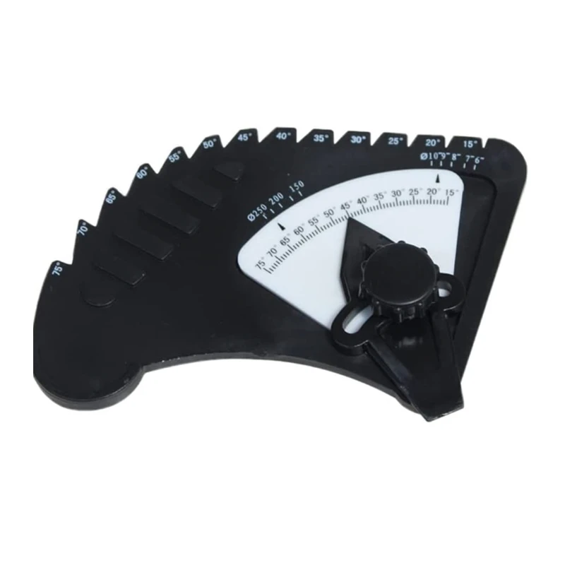 Water-Cooled Mill Accessories Plastic Easy Angle Gauge 15-75° Sharpening Aid Sharpening Works on Sharpening Systems