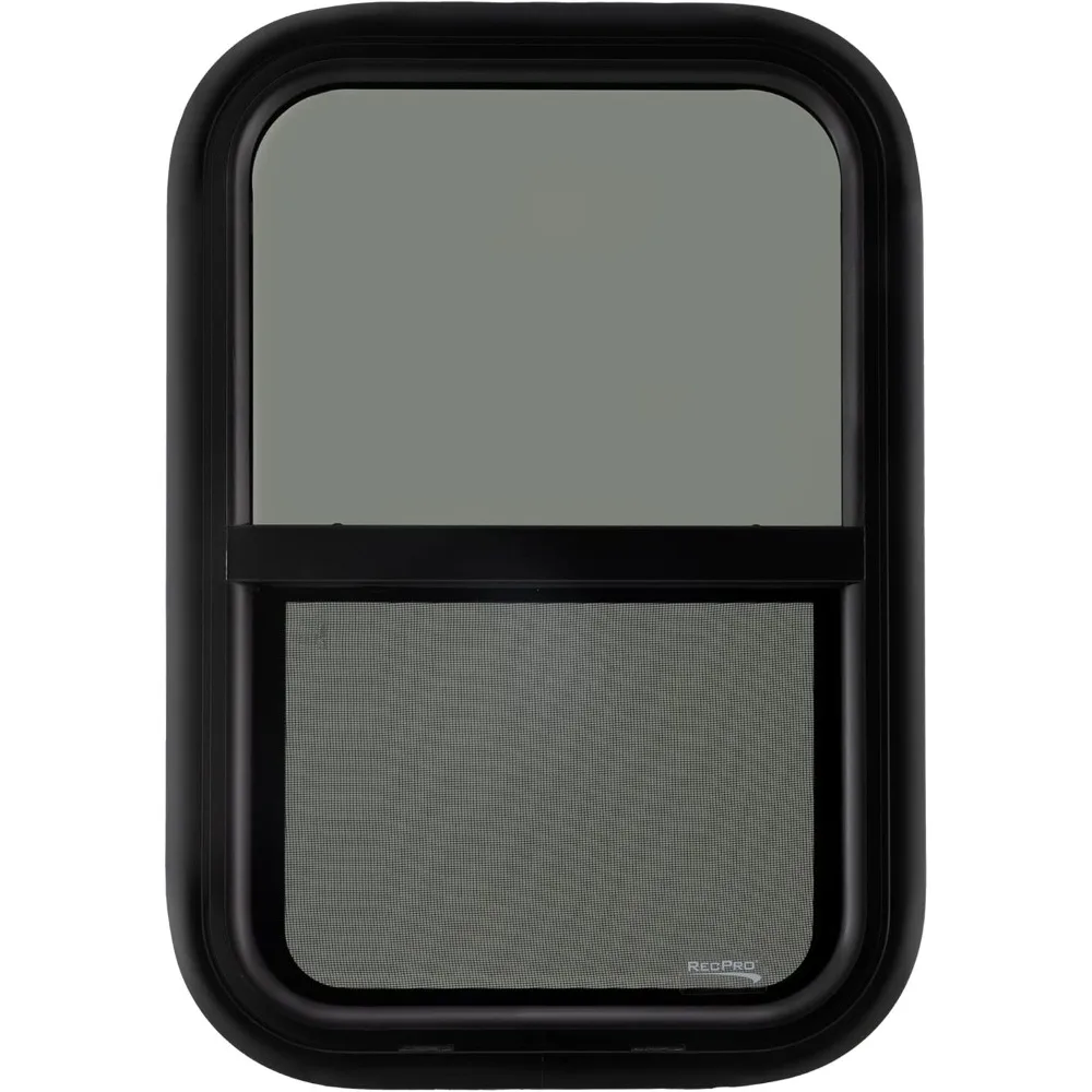 استبدال نافذة RV ذات الشريحة العمودية على شكل دمعة، 16 وات × 24 ساعة، صنع في الولايات المتحدة الأمريكية، اختياري 1.5 حواف