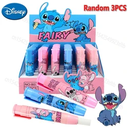 New Disney Stitch Eraser Random 1PCS Cartoon Stich Creative Lipstick Modeling Erasers Student Supplies Stationery for Kids Gift