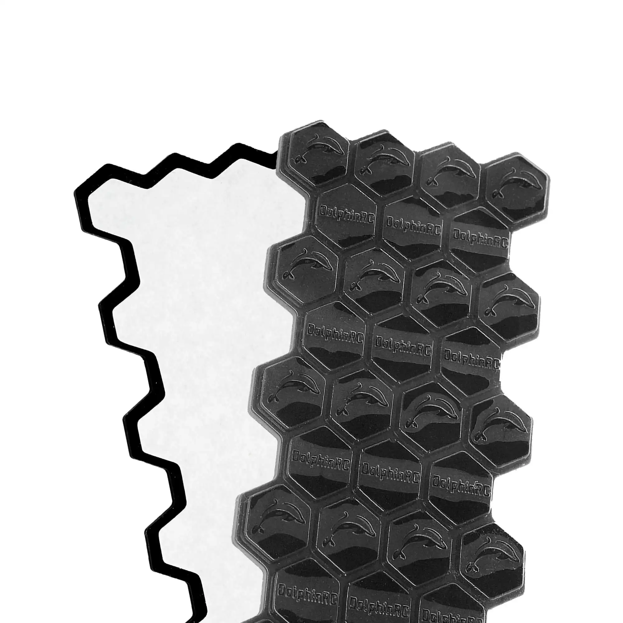 3PCS DolphinRC Ultra Sticky Washable Cuttable FPV Battery Anti-slip Pad PU Adhesive Mat 92x45x3.2 For RC Drone Model Airplane