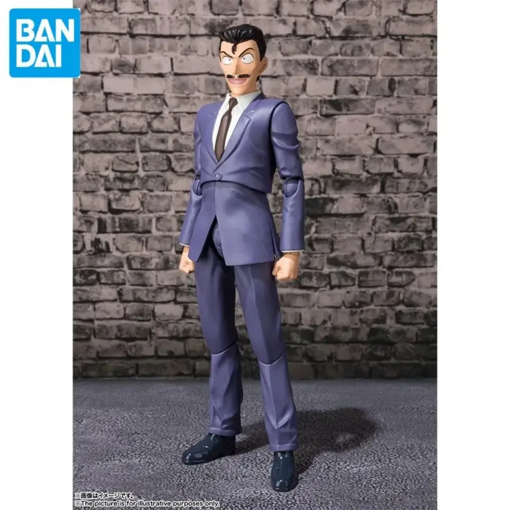

In Stock Original Bandai Shfiguarts Detective Conan Mouri Kogorou Anime Genuine Action Figure Boxed Toy Ornament Festival Gift