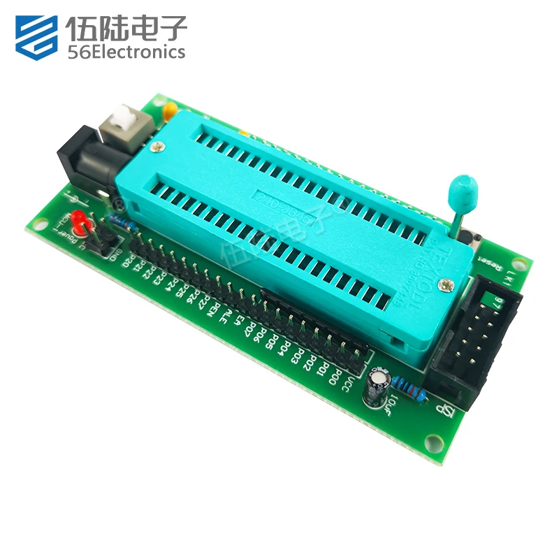 51 Microcontroller System Development Board STC89C52 AT Core  Programmer