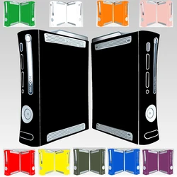 Various Colors Available Pure Clean Solid Vinyl Skin Sticker Protector for Microsoft Xbox 360 Original fat Skins Stickers