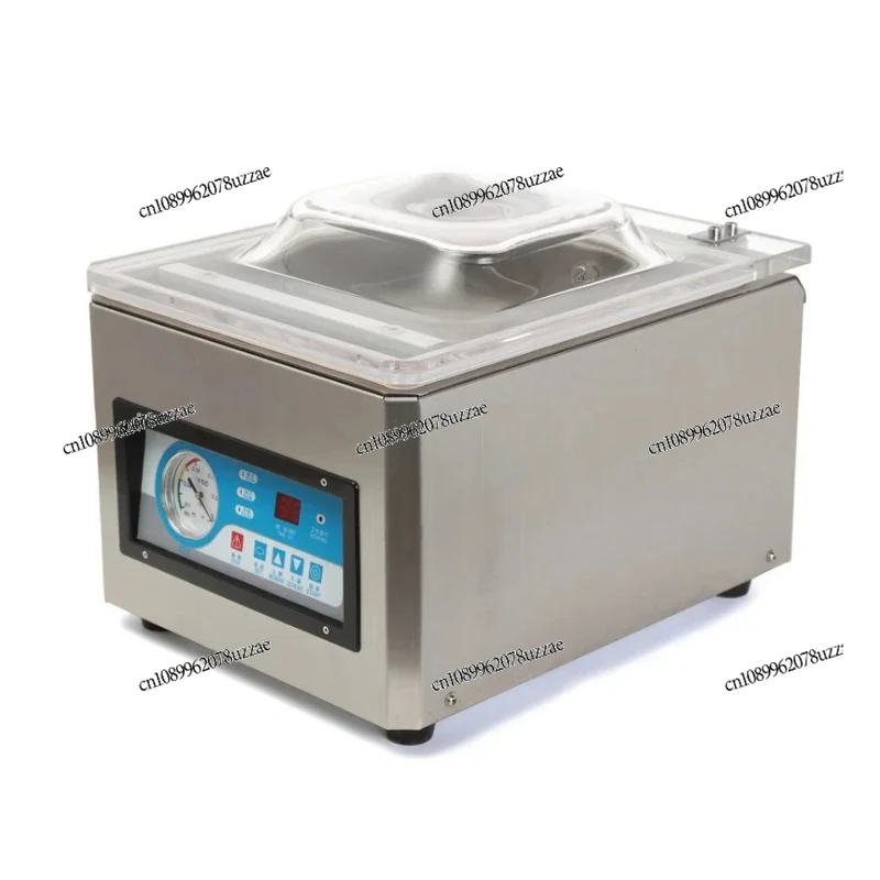 DZ260 سطح المكتب شبه التلقائي صغير غرفة واحدة الحبوب التواريخ الفاصوليا كيس فراغ ختم آلة التعبئة