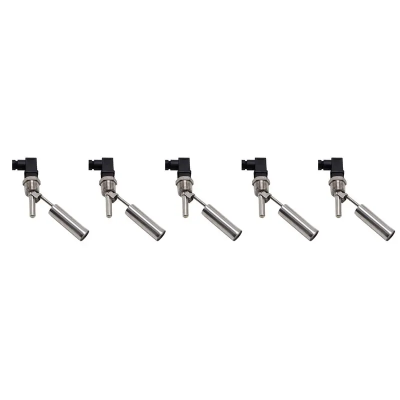 A7THK-5PC Liquid Float Water Level Sensor Side Mount Float Switch Safe Stainless Steel Under 220V