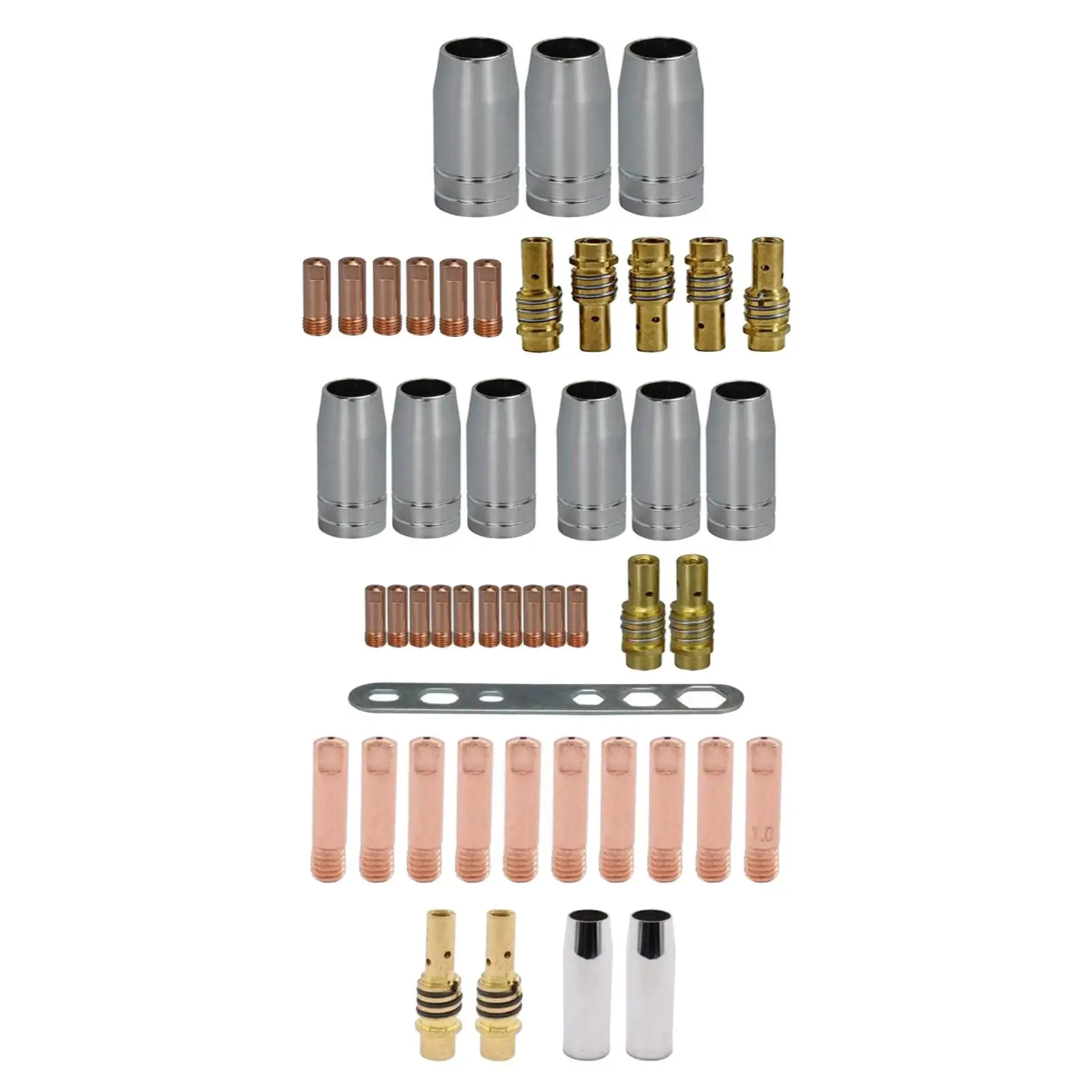 MB15AK MIG Welding Torchs Nozzles Welding GunFitting Kit Connecting Rod Home