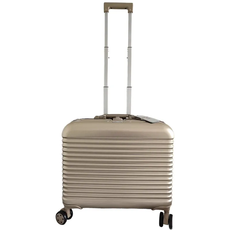 

17 Inch Aluminum Magnesium Alloy Carry-On Luggage - Lightweight Cabin Suitcase, Travel Trolley Bag Airline Approved Cabin Bag