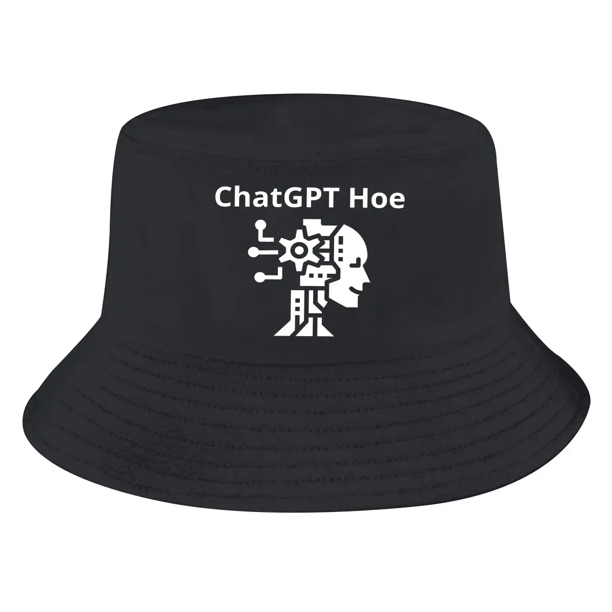 ChatGPT Bucket Hat Hoe Men's Women's Fisherman Cap Hip Hop Beach Sun Fishing Hats