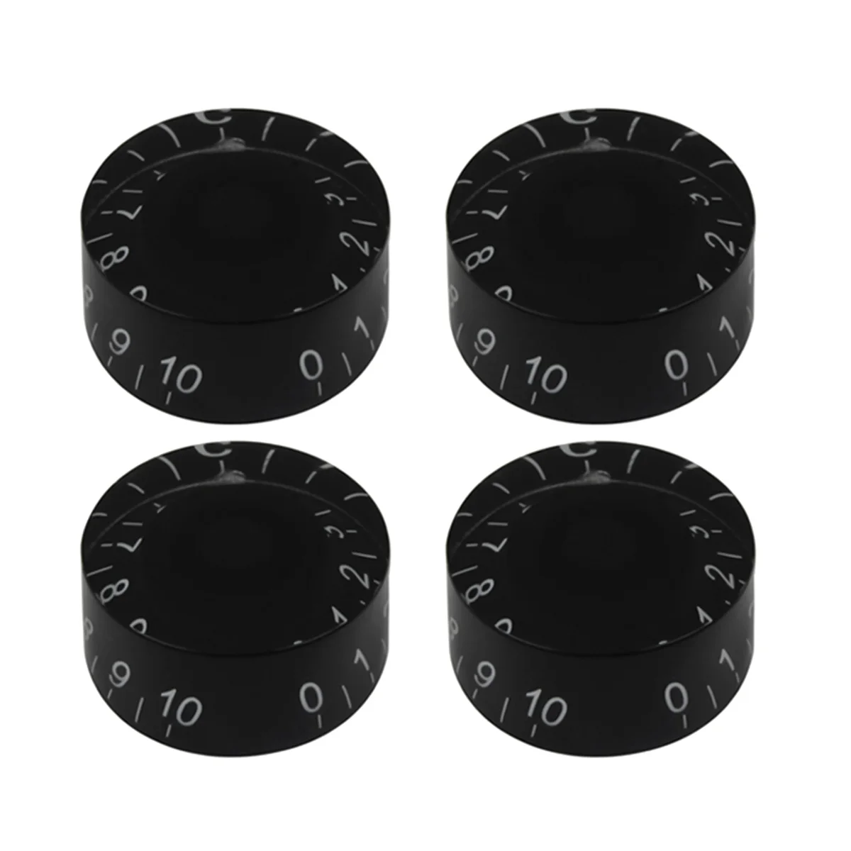 FLEOR 4PCS Electric Guitar Speed Control Knobs For LP Guitar,5 Colors Choose