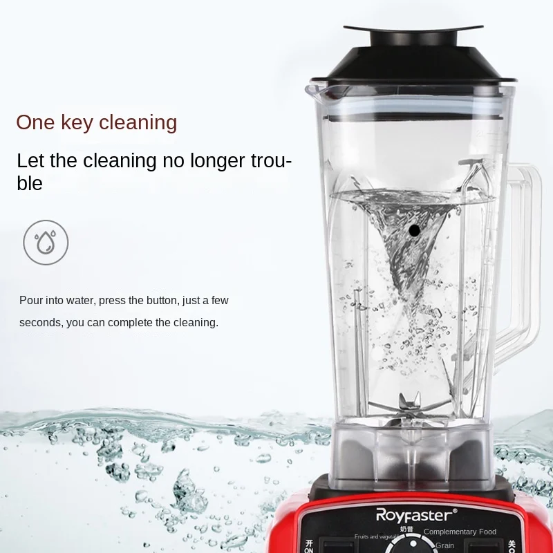 1500 Вт сверхмощный профессиональный блендер, миксер, соковыжималка, мощный кухонный комбайн для фруктов, ледяной смузи