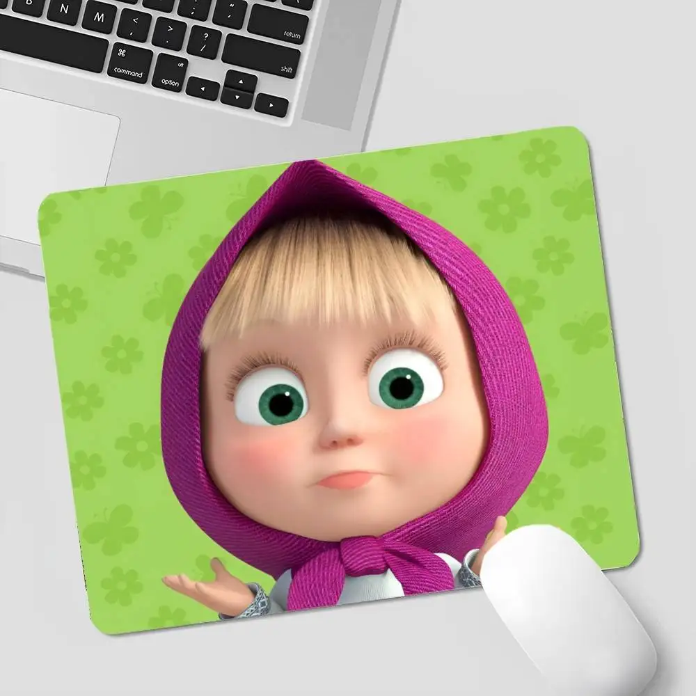 M-Masha و B-Bears عدم الانزلاق Lockedge سرعة نسخة لعبة الكمبيوتر لوحة المفاتيح طاولة مكتبية حصيرة أرخص كأس الحصير بساط للمكتب ديكور المنزل #6