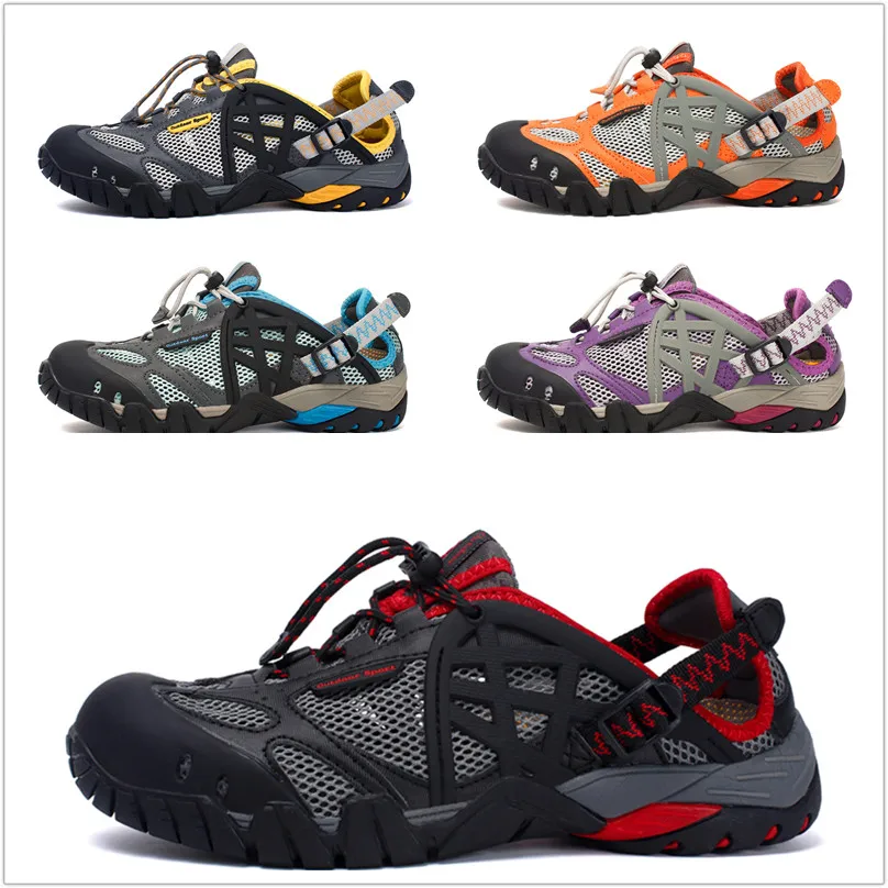 Couple's Outdoor Creek Tracing Sandals Hiking, Camping, Sports Shoes, Water Shoes, Breathable, Full Sizes 35 to 47, Panic Buying