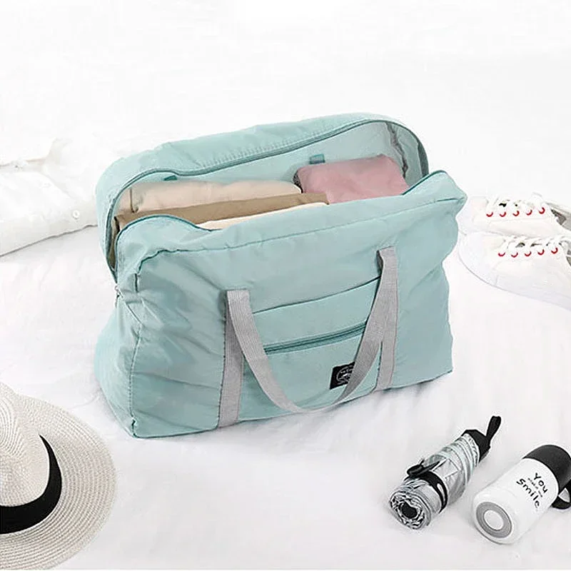 Faltbare Reisetaschen große Kapazität Kleidung Gepäck Veranstalter wasserdichte Handtaschen Frauen Männer Reise Kleidung Lagerung Veranstalter