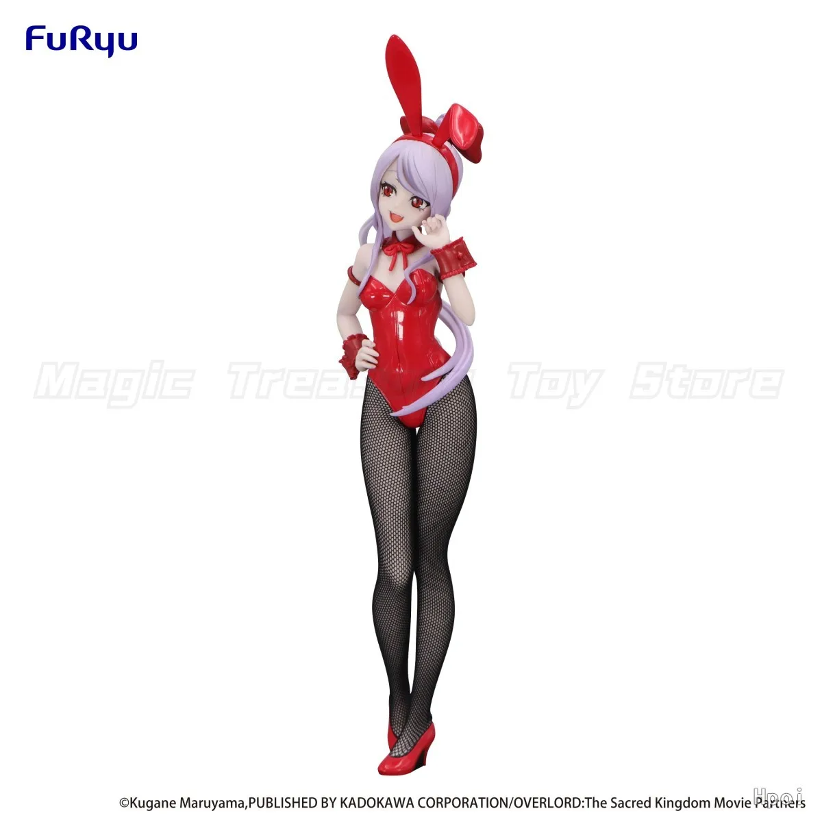 【En stock】figura Original de los conejitos FuRyu BiCute Shalltear Bloodfallen, figura de animación de belleza, adornos, regalos