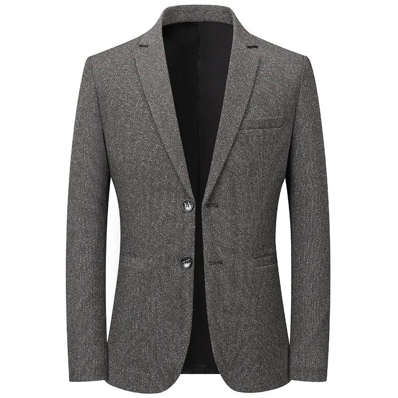 

2025Spring Autumn Man Solid Formal Wear Suits Coats Business Casual Blazers Jackets Quality Male Slim Blazers Men's Clothing 4XL