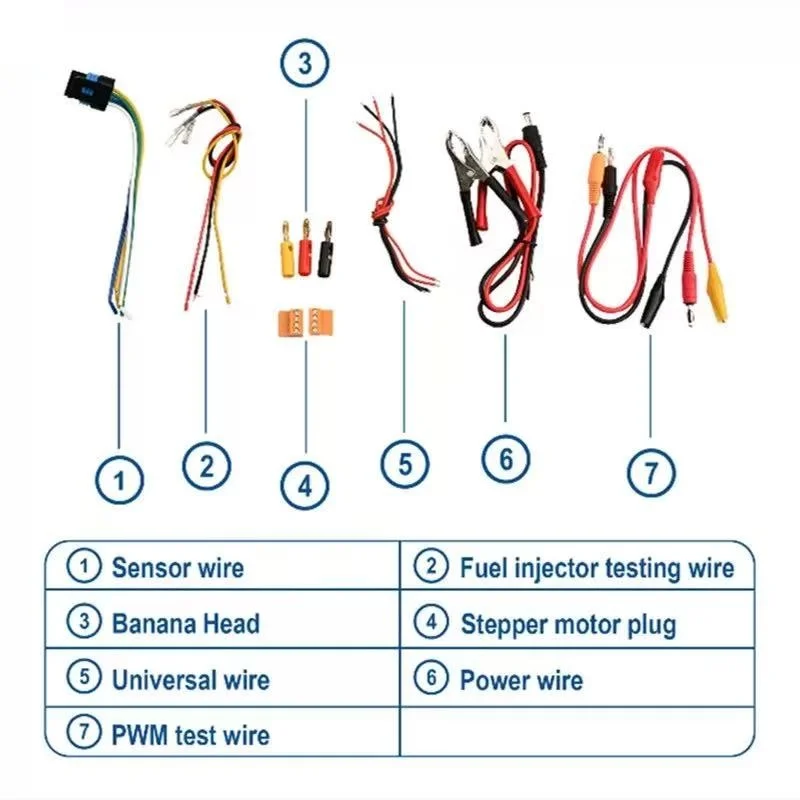 Picture 7: QDB-4A Auto Ignition Coil Tester Car Idle Stepper Motor Solenoid Valve Injector Actuator Fault Detector Driver PWM Generator