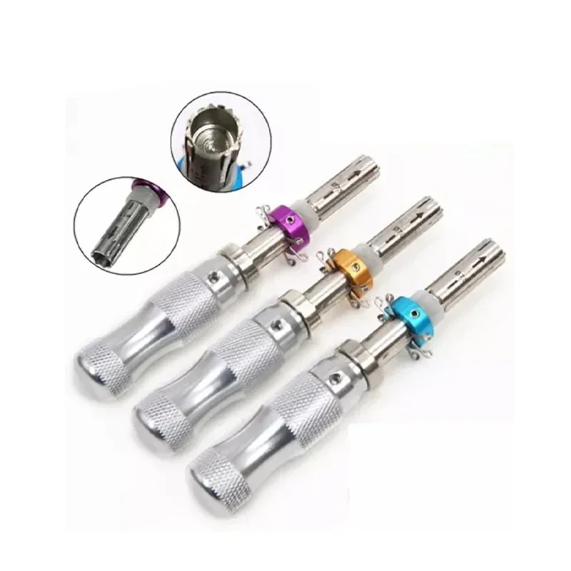 3Pcs 7 Pin Advanced Tubular Lock Pick Set Stainless Steel Cross Pic-ik Padlock Tool Kit for Security Professionals