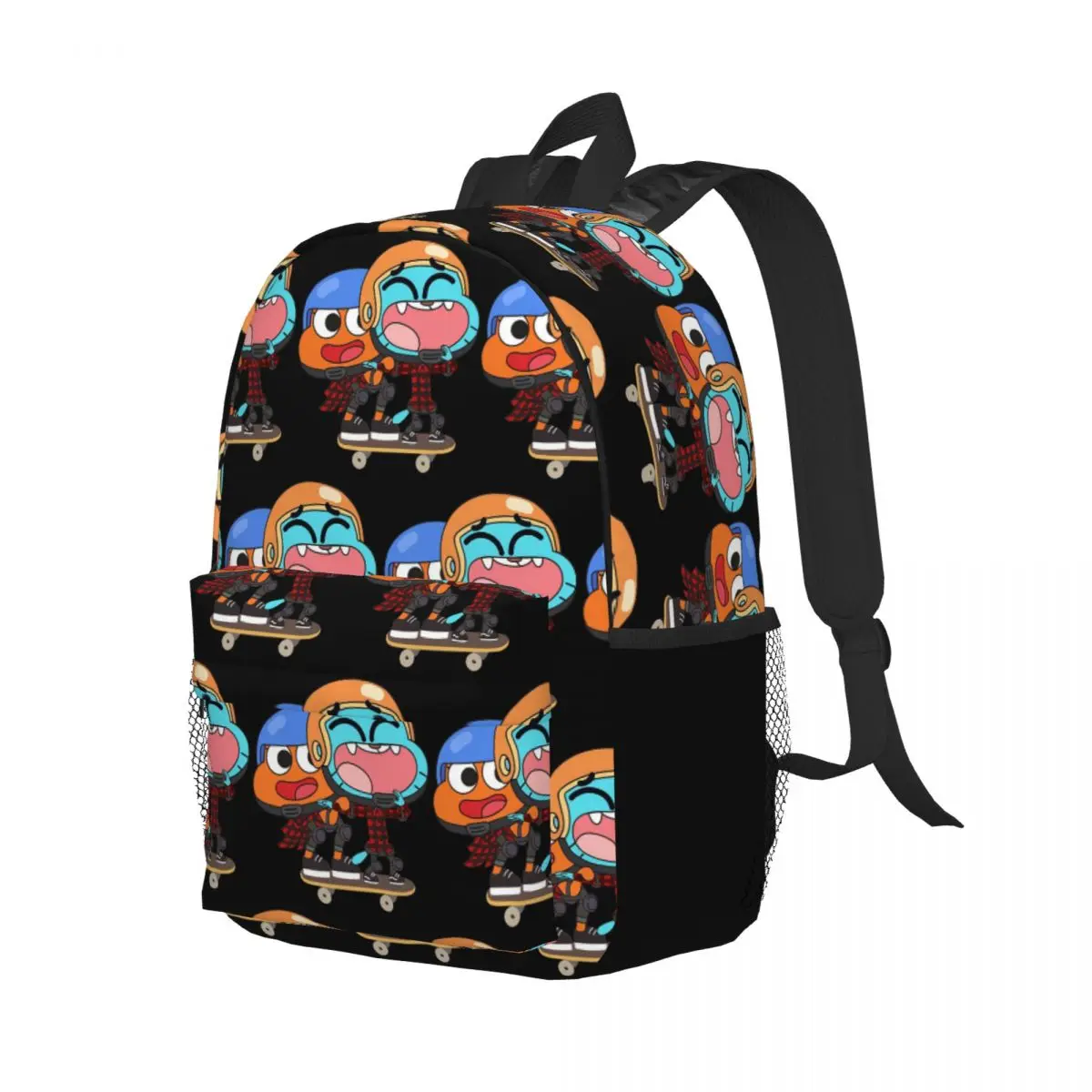 Gumball Darwin Skate Backpack Student Boys Girls BookBag Men Women School Bag Laptop Shoulder Bags