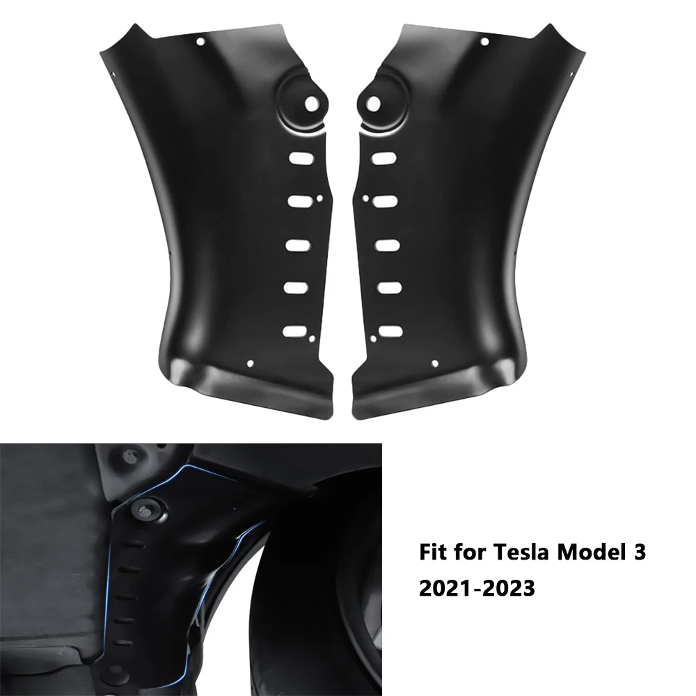 

2 шт., защита трубы охлаждающей жидкости шасси автомобиля, нижняя защитная пластина, защитная крышка шасси для Tesla Model 3 2021-2023