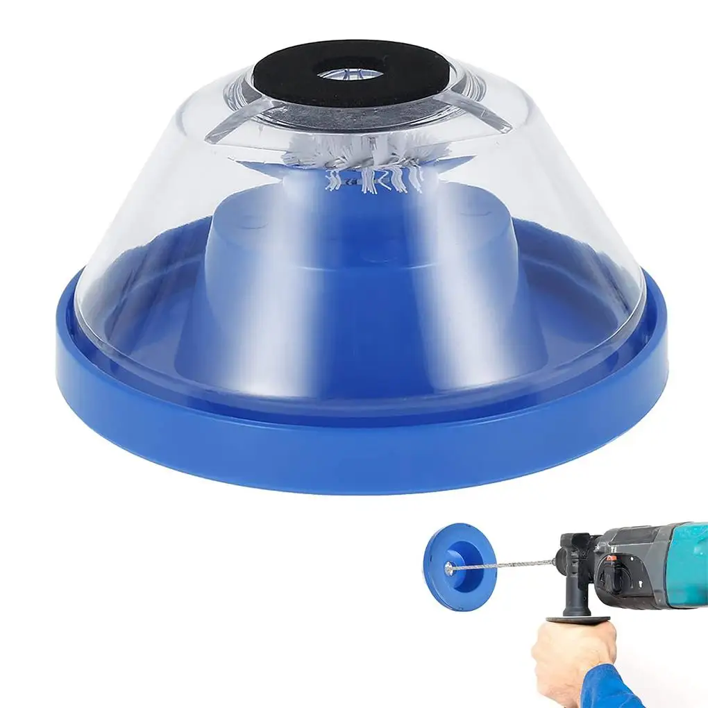 

Electric Drill Dust Cover Washable Leakproof Shockproof Sealing Buckle Bowl Shape Collector Tools for 4-10mm Drills