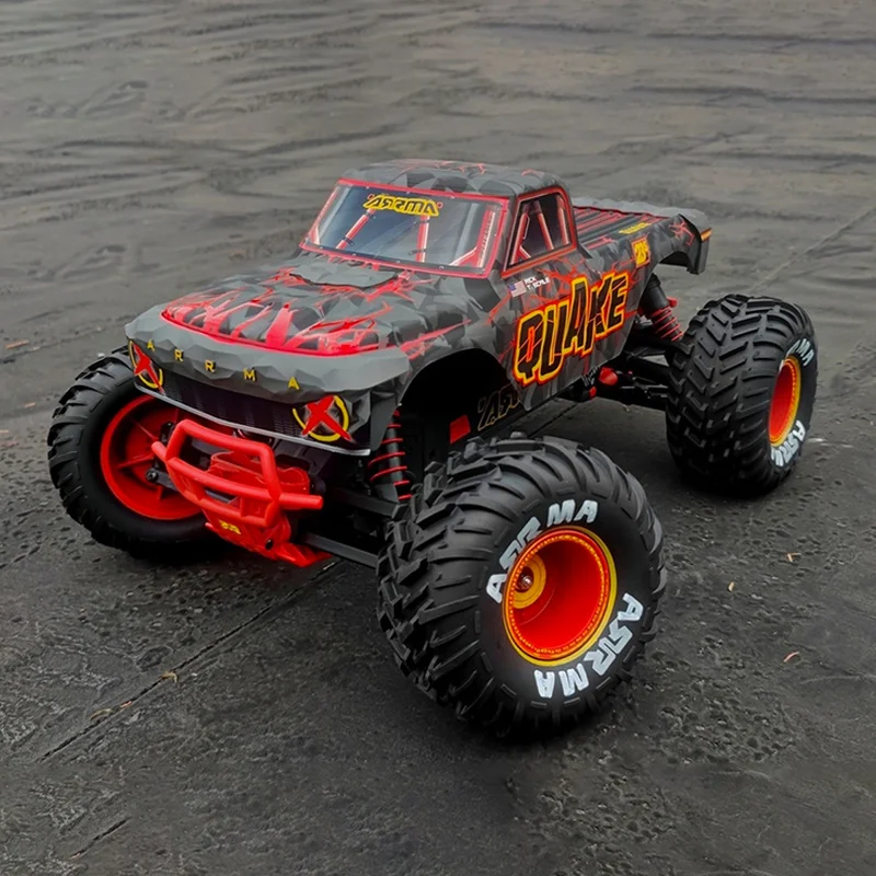 

ARRMA 1:10 QUAKE Rear-Drive Brushless 2-3S DSC Technology Monster Truck RTR 80km/H High-Speed Violent Off-Road Vehicle Toy Model