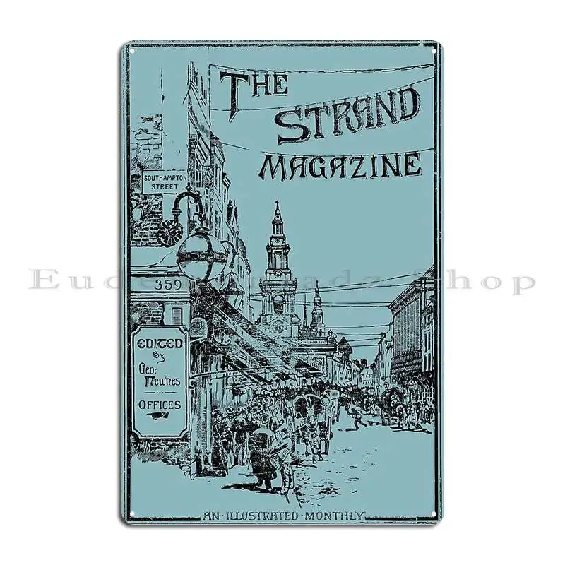 The Strand Magazine Metal Plaque Poster Wall Decor Personalized Customized Pub Personalized Tin Sign Poster