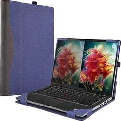 Laptop Case Cover For Lenovo ThinkPad X1 Yoga Gen 4 / Gen 5 14Inch Pu Protective Case Shell Stylus Gifts