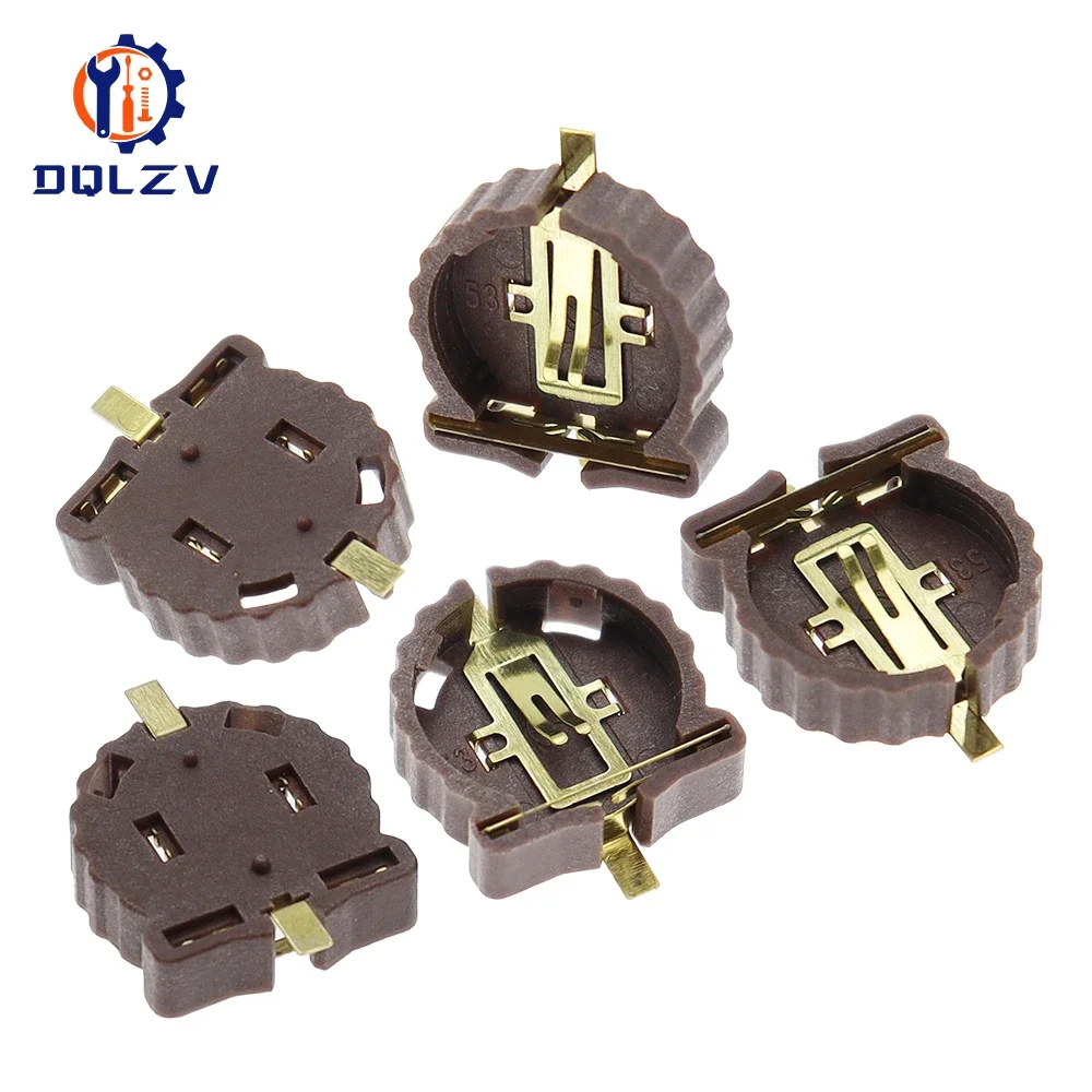 CR1220 Button Battery Holder 3V Button Battery Holder SMD Package Plating Temperature