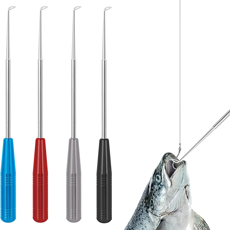 1PC Retractable Fish Unhook Extractor Detacher Hook Remover Fishing Disgorger Portable High Quality Fishing Tools