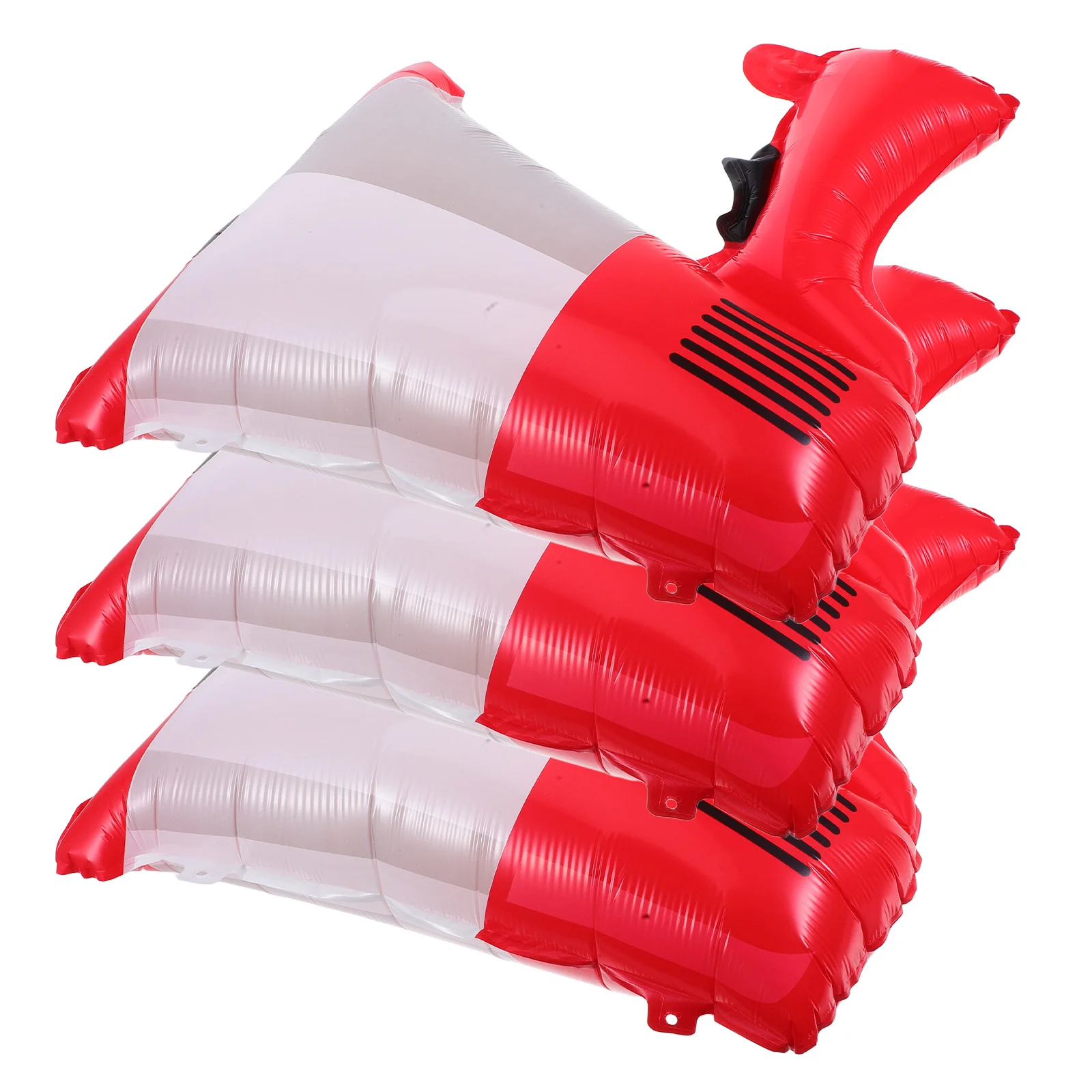 

3Pcs Bullhorn Party Balloons 18inch Firefighter Birthday Fire Truck Decorations Outdoor Event Bullhorn Balloon Toy