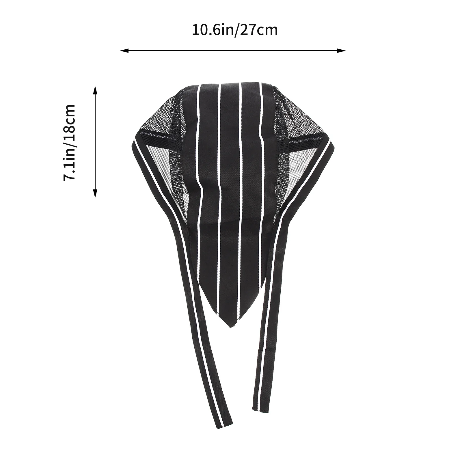 Cappello turbante da cuoco unisex regolabile confortevole traspirante pratico per ristorazione scuole ristoranti pub cucine commerciali