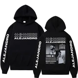 Singer Rauw Alejandro Album Todo De Ti Hoodie Men's Hip Hop Vintage Gothic Fashion Long Sleeve Loose Fleece Tracksuit Streetwear