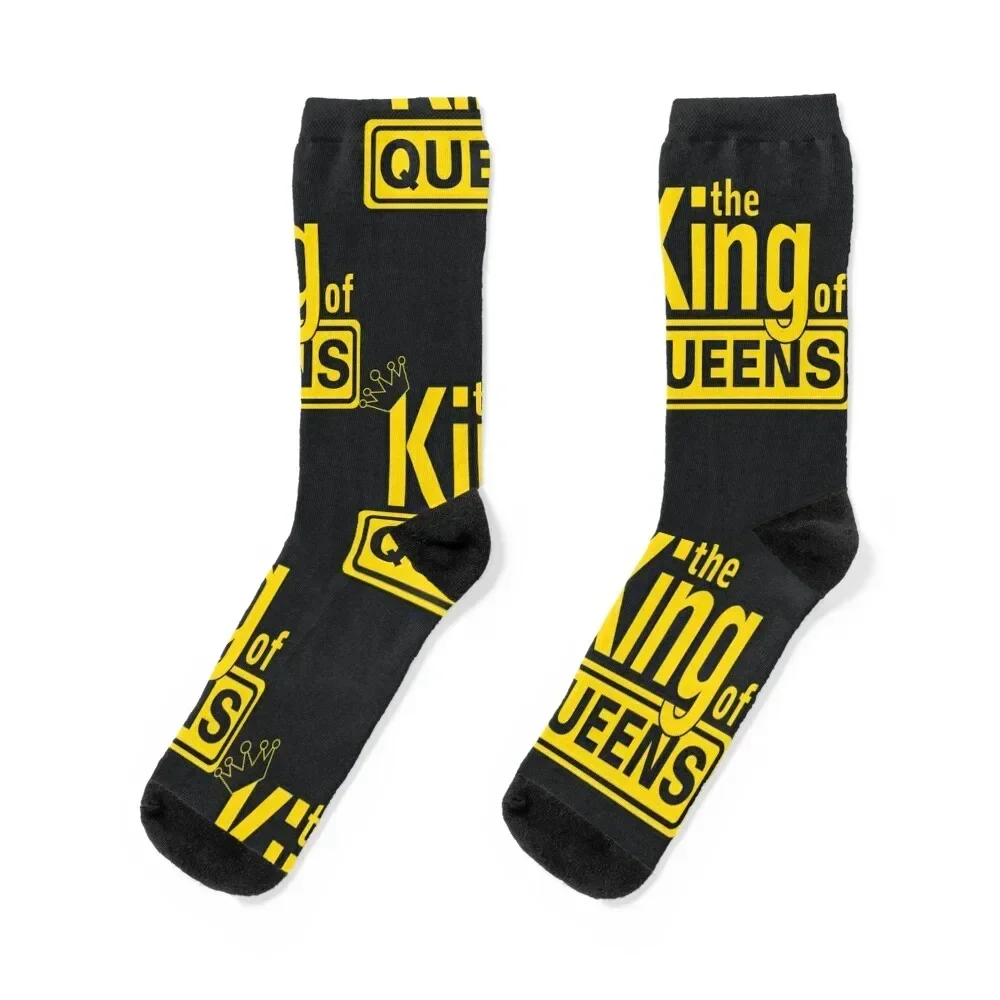 1998 King of Queens Vintage Kevin James + Leah Socks anti slip football Antiskid soccer crazy Women Socks Men's