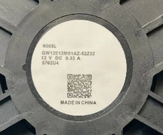 

Brand New GW12E12MS1AZ-52Z32 Refrigerator Evaporator Fan Motor DC 12V 0.33A Cooling Fan Compatible Fast delivery