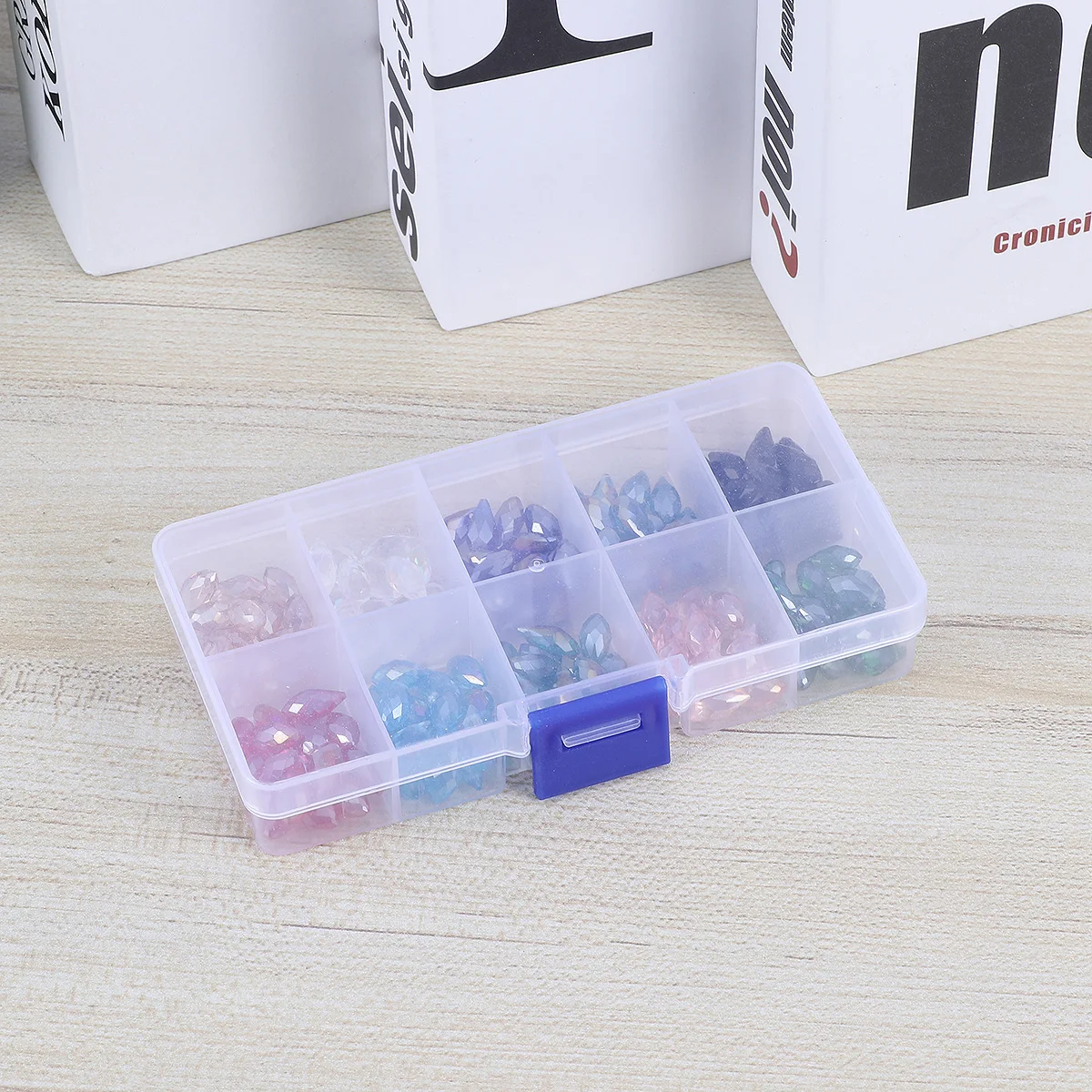 

150 Pcs Crystal Beads Water Drop Shaped Loose for Bracelet Making Scattered Elegant Design Jewelery Spacer Necklace