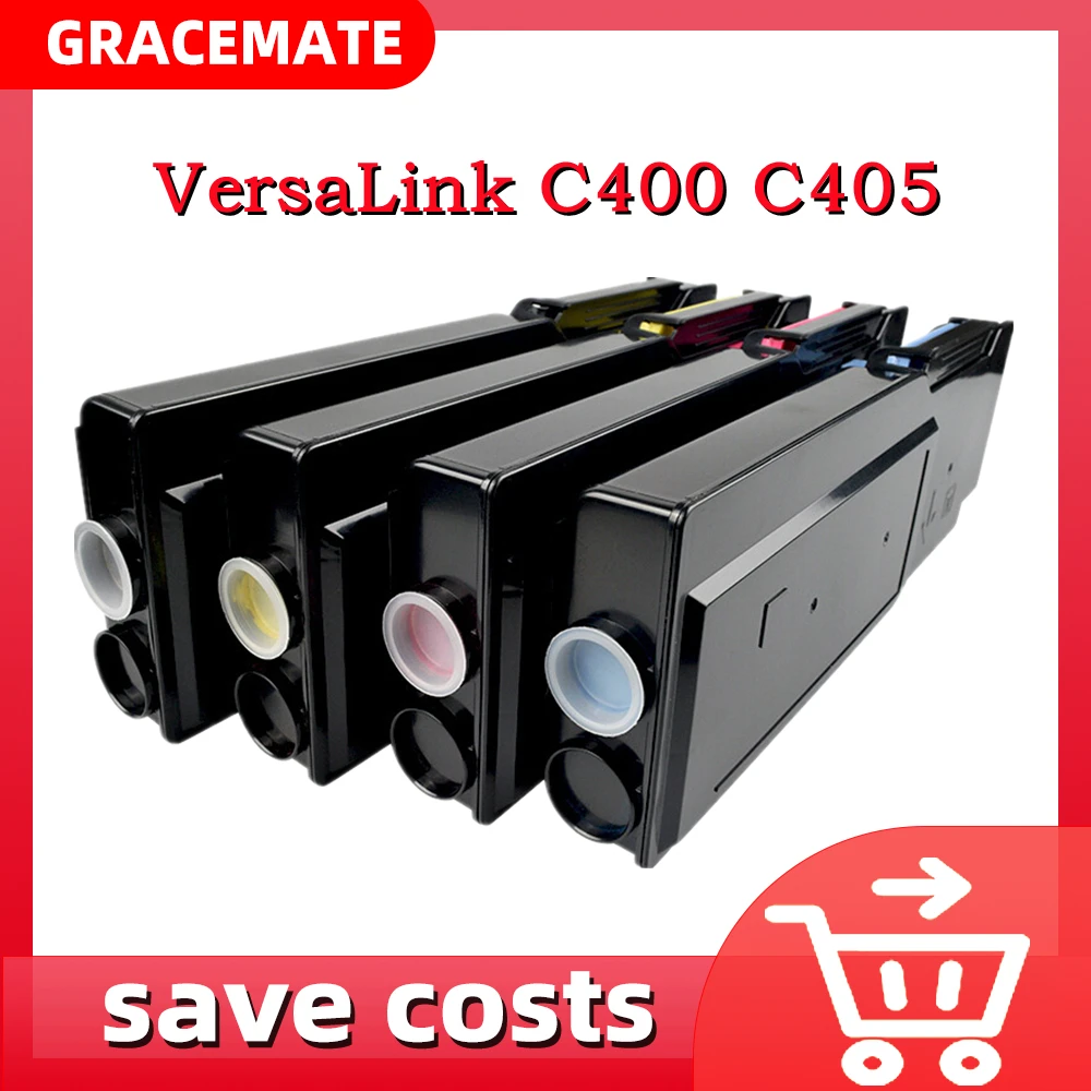 Cartucho de Toner para Xerox Versalink C400n C400dn C400dnm C400 C405 Redefinição em pó br ru 106r03532 106r03534 106r03535 106r03533