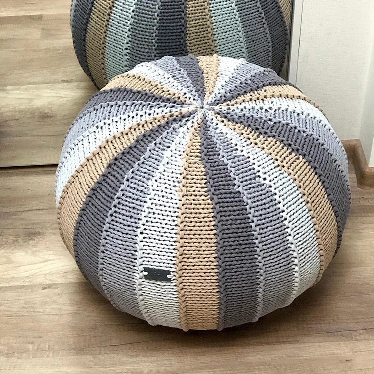 Nordic Modern Home Creative Hand-woven Bedroom/living Room/study Footstool, Foyer/cloakroom Shoe Stool, Balcony Sofa Stool