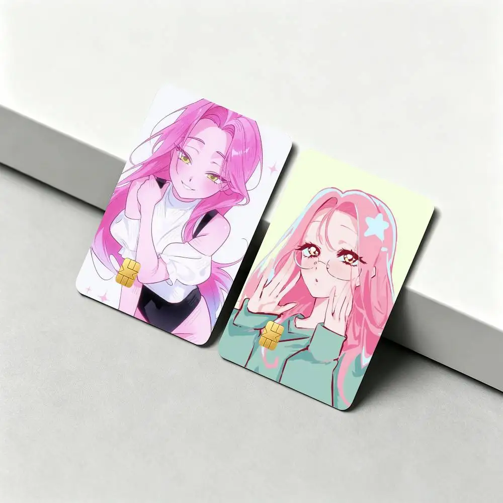 M-Mizi A-Alien Stage 1Set 4Pcs Card Skin Stickers, Waterproof Decorative Film for Credit Debit Bank Bus IC Cards