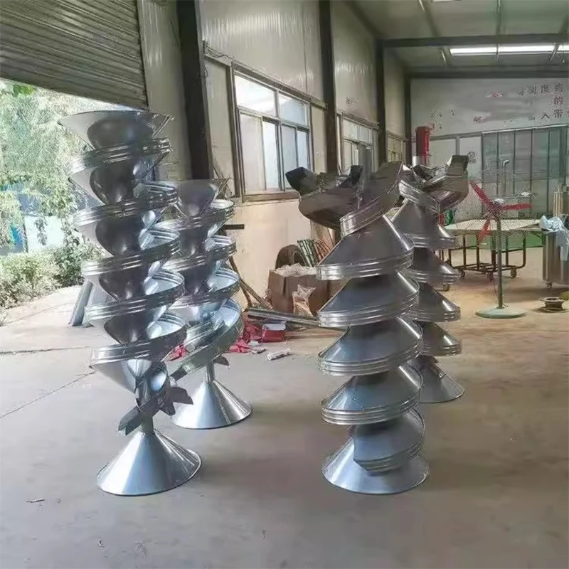 Macchina per la screening di soia Macchina per la screening di pillole in ceramica con sfere in acciaio Separatore di impurità della macchina per lo smistamento di fagioli verticali a spirale